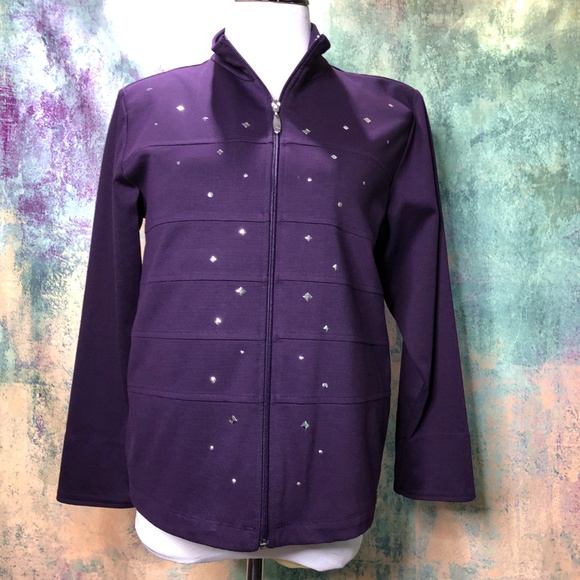 ⭐️Allison Daley Great Looking Studded Jacket - Picture 1 of 8